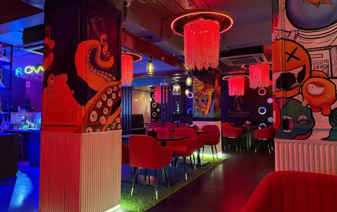 Flame & Flavour Lounge Interior